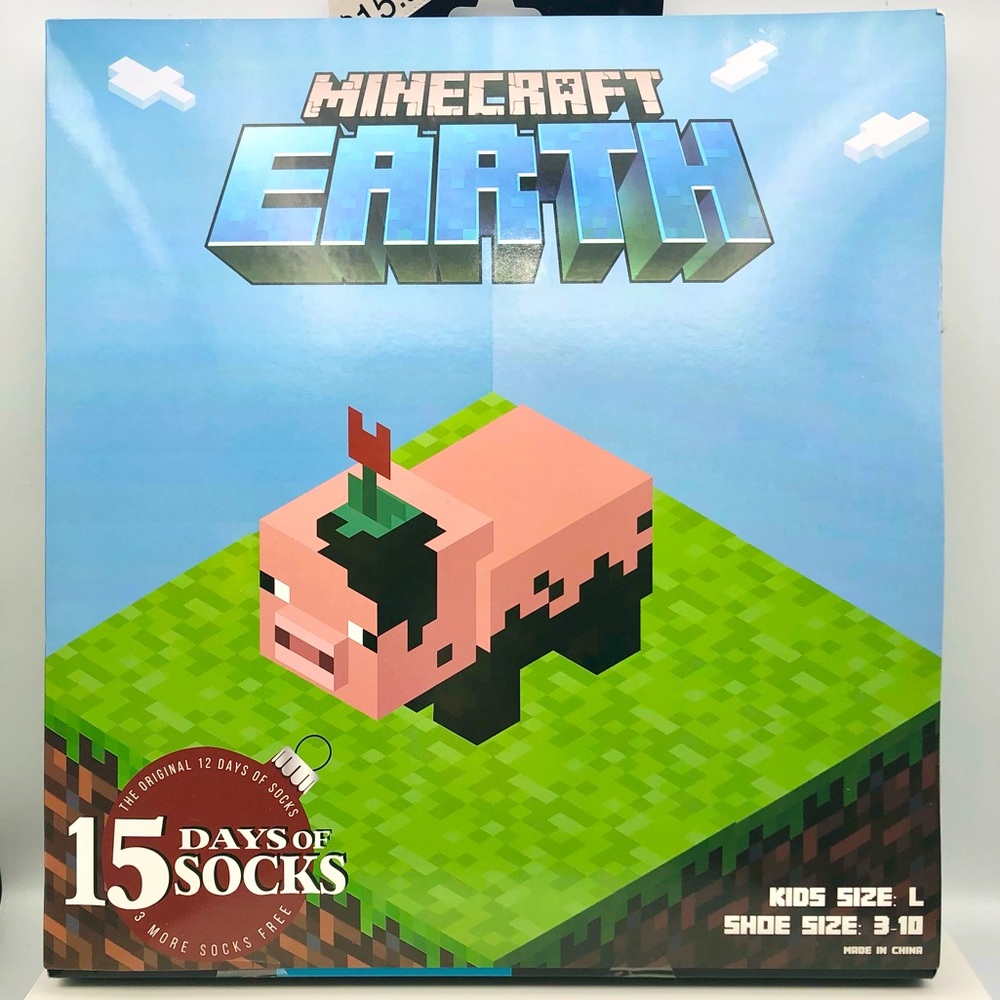 NEW Minecraft Earth 15 days of Socks